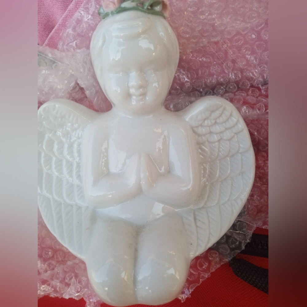 Ceramic (or maybe porcelain?) Angel
